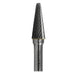 MAKITA 3/8" x 1" - 1/4" SHANK - 14¬∞ TAPER ROUND TC BURR ALLOY CUT - (10PK) B-53073-10
