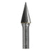 MAKITA 3/8" x 3/4" - 1/4" SHANK - POINTED CONE TC BURR ALLOY CUT -  (1PC) B-53104