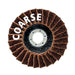 MAKITA 125mm x 22.23mm SURFACE CONDITIONING FLAP DISC - COARSE BROWN - ANGLED B-40799