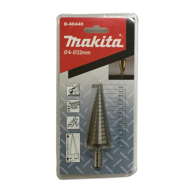 MAKITA 4-32mm HSS STEP DRILL BIT D-40440