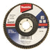 MAKITA 100mm ECONOMY FLAP DISC 40# ALUMINIUM OXIDE D-63395