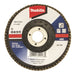 MAKITA 100mm ECONOMY FLAP DISC 80# ALUMINIUM OXIDE D-63410
