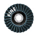 MAKITA 125mm x 22.23mm SURFACE CONDITIONING FLAP DISC - FINE BLUE - ANGLED B-40814